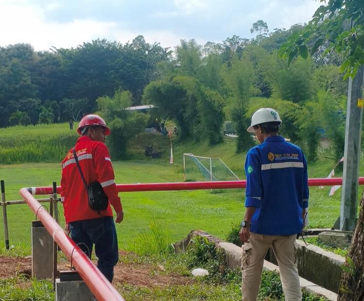 PT Hengki Citra Tehnik Melakukan Pekerjaan instalasi pipa hydrant